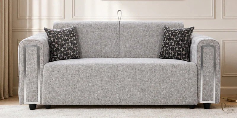 Wasit Sofa Cum Bed in White Colour — Diwans Classic